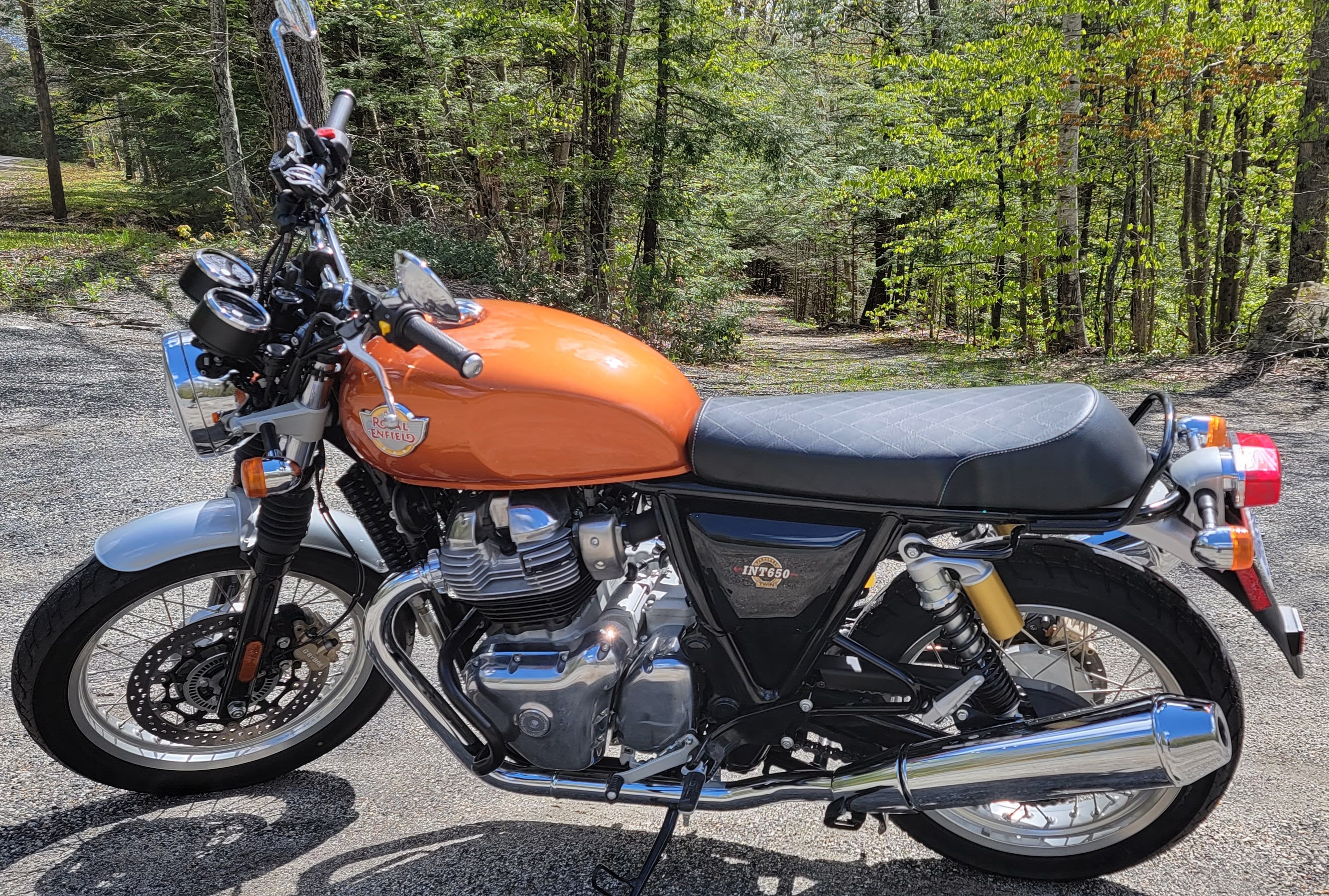 Bella, the author’s 2022 Royal Enfield Interceptor 650