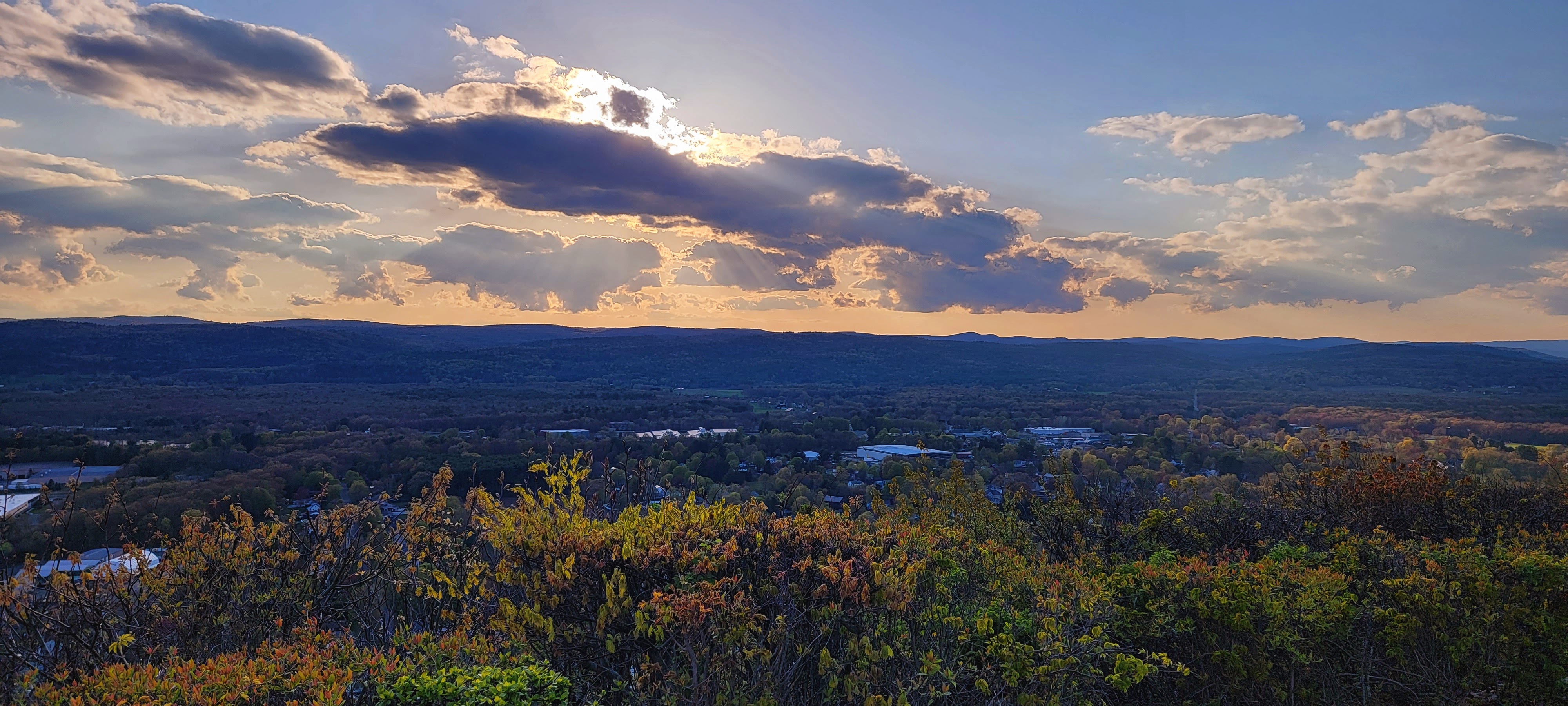 The view from the top of Mt. Sugarloaf in South Deerfield, MA