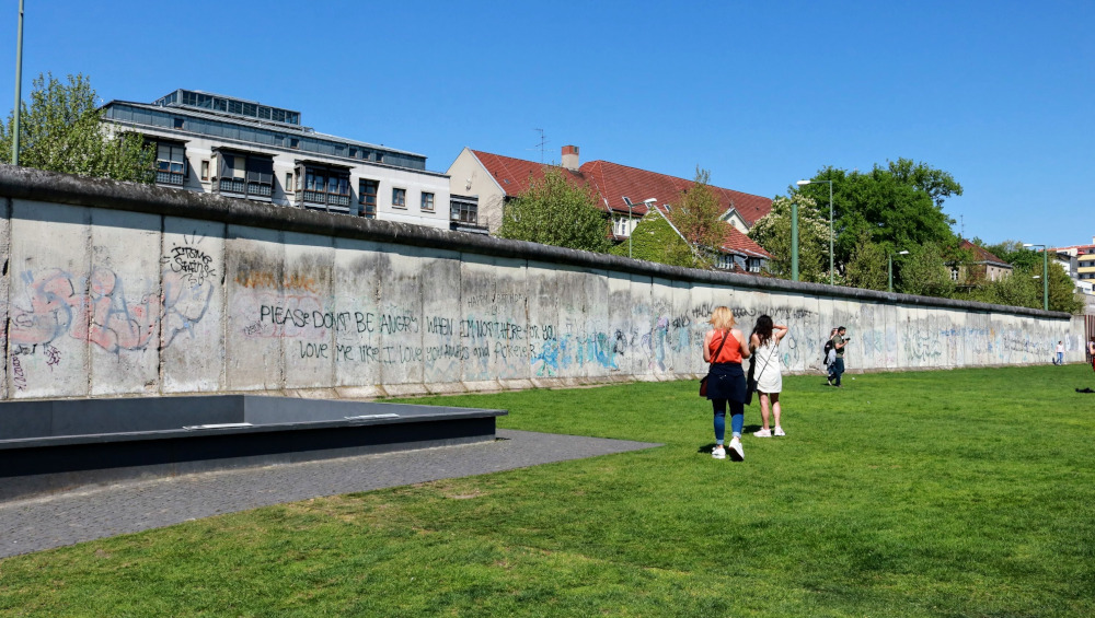 A piece of the original Berlin Wall