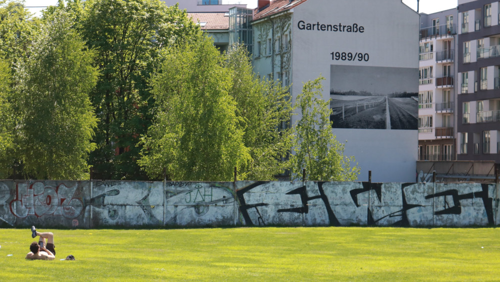 An image of what used to be the Death Strip between the Berlin Walls